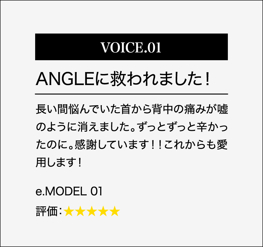 ANGLEに救われました！